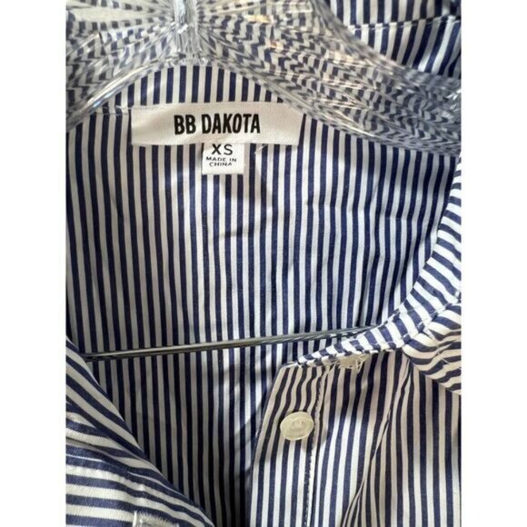 BB Dakota Button Down Shirt Pinstripes XS - Picture 4 of 4